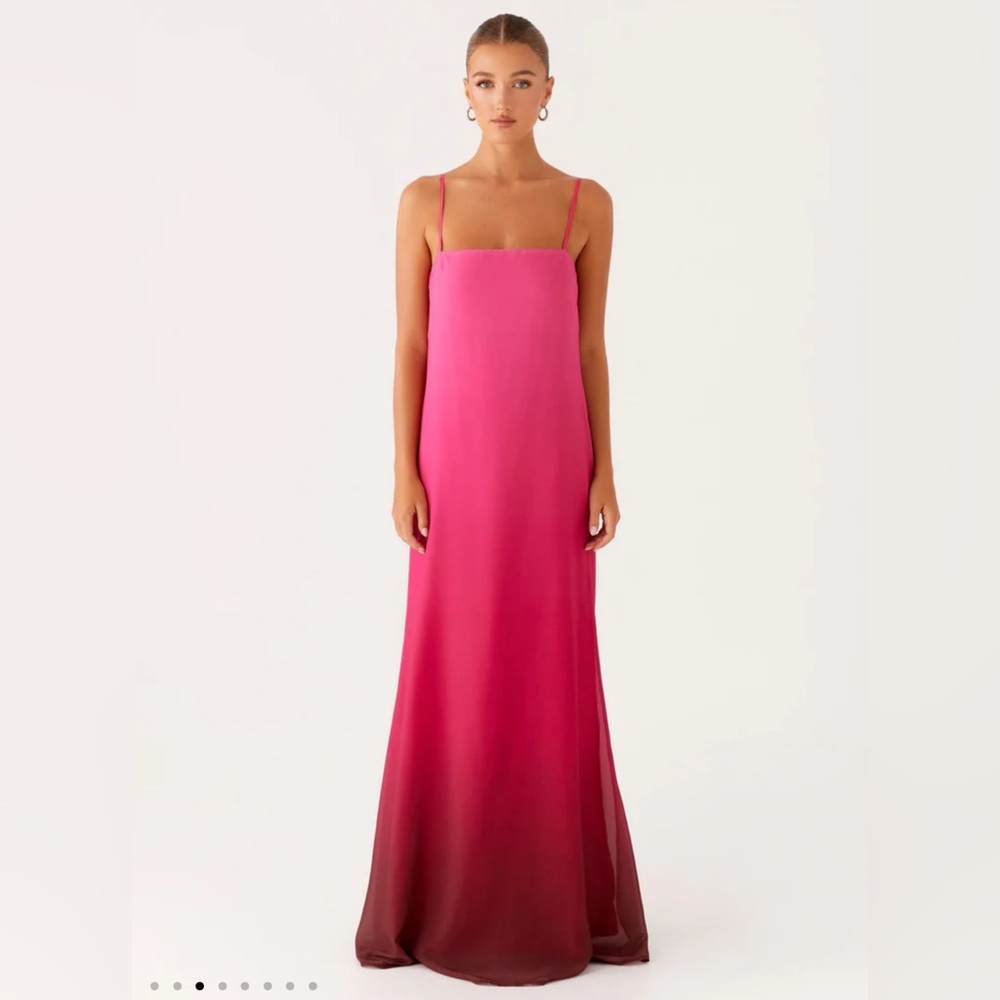 Peppermayo Vibrant Pink Backless Dress